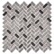 Andova Tiles SAMPLE-Velmo 1 in. x 1.25 in. Glass Mosaic Wall Tile SAM-ANDVEL1016 - alternate 5